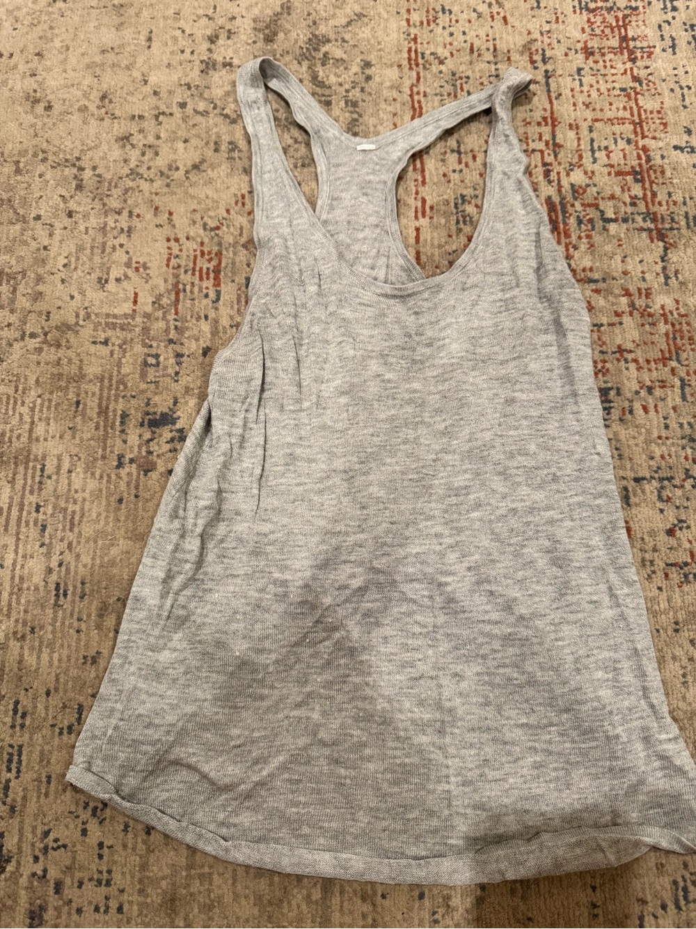 Light Gray Racerback Tank Top - Women